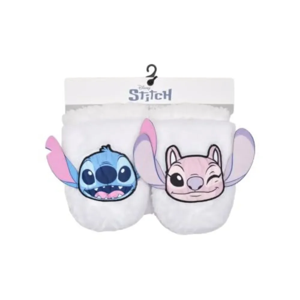 Lilo & Stitch Women's Holiday Fuzzy Babba 3D Slipper Socks
